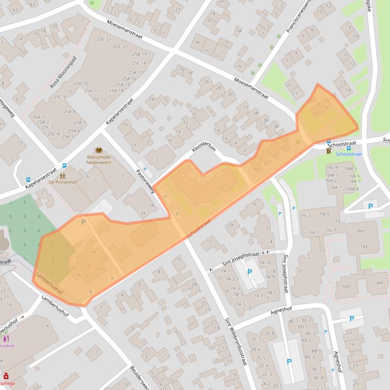 Kaart van postcodegebied 6031CV.