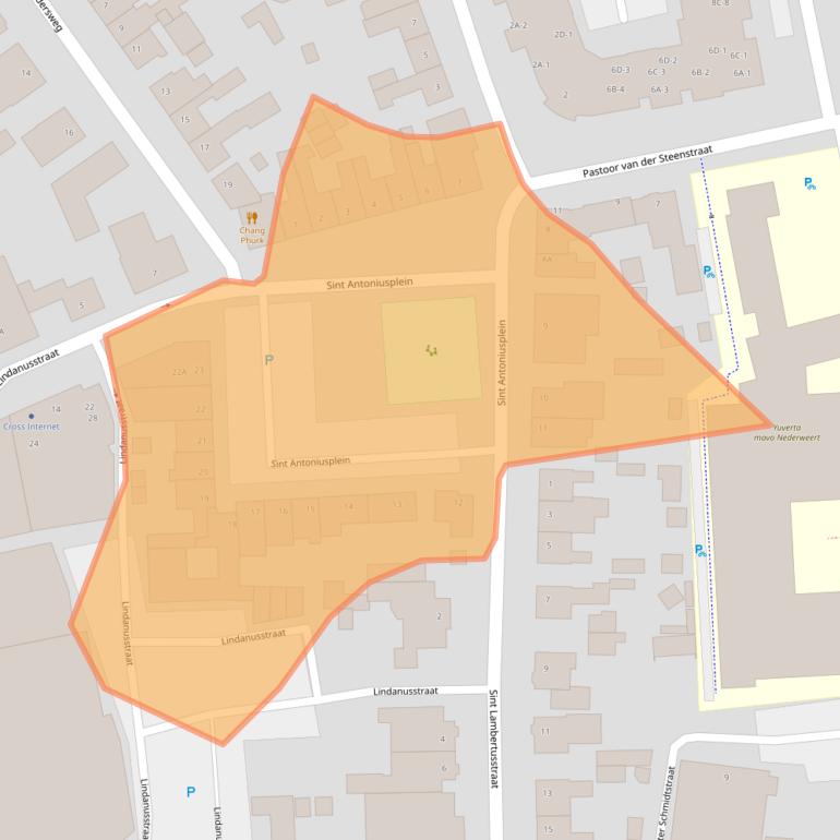 Kaart van postcodegebied 6031ED.
