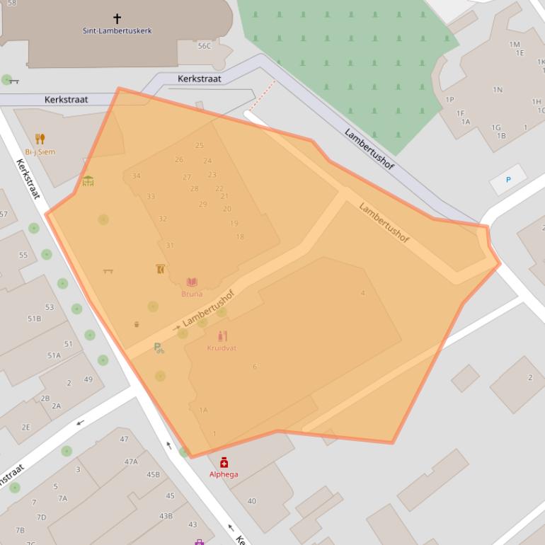 Kaart van postcodegebied 6031EP.