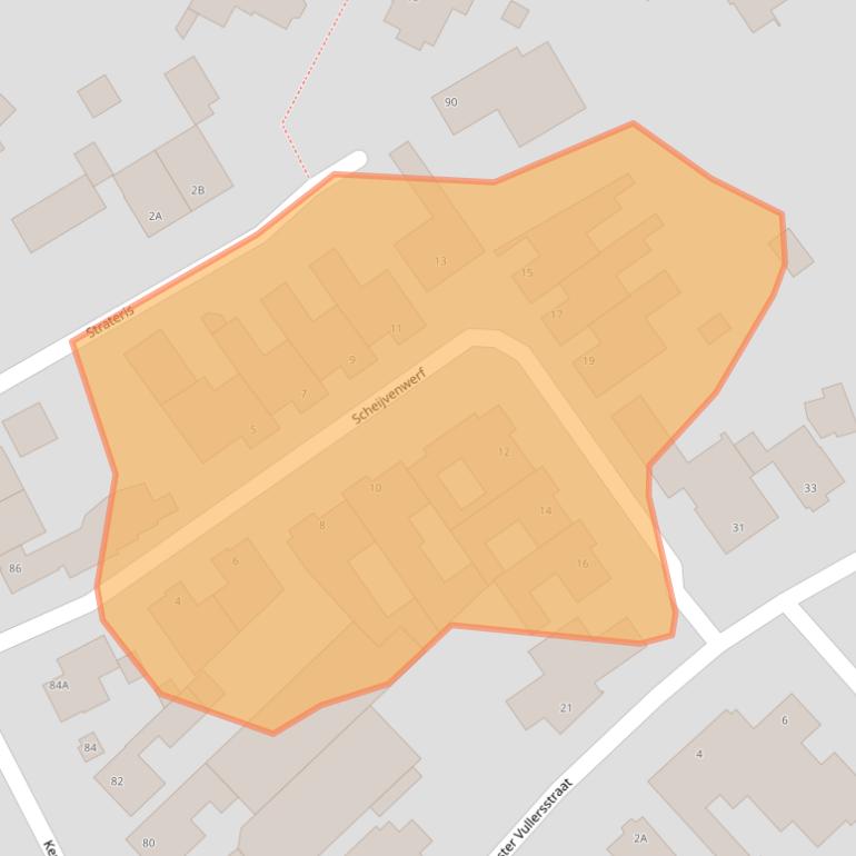 Kaart van postcodegebied 6031EW.
