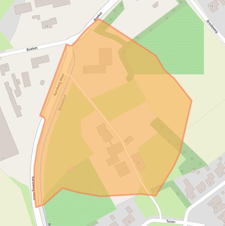 Kaart van postcodegebied 6031GA.