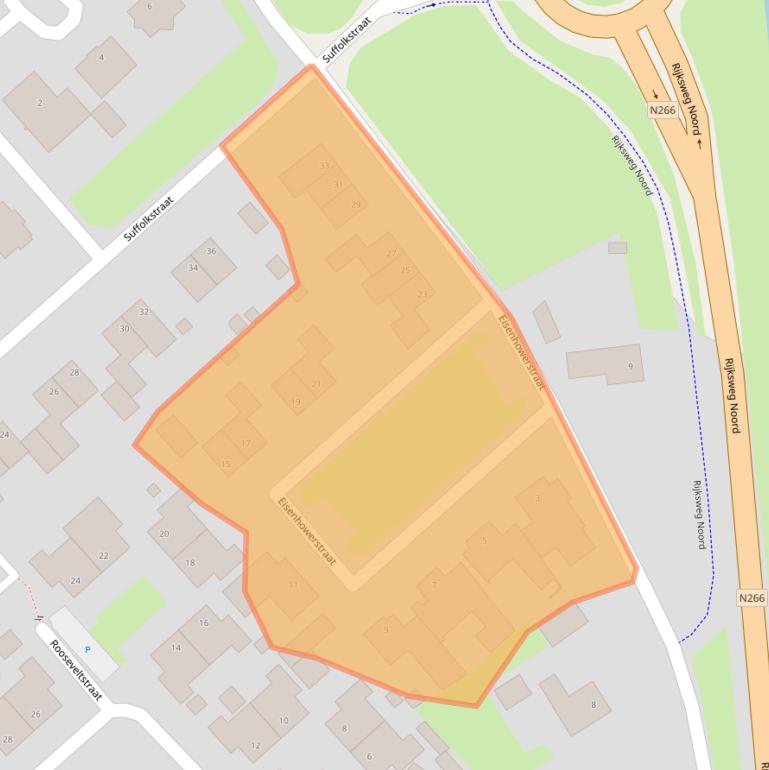 Kaart van postcodegebied 6031JA.