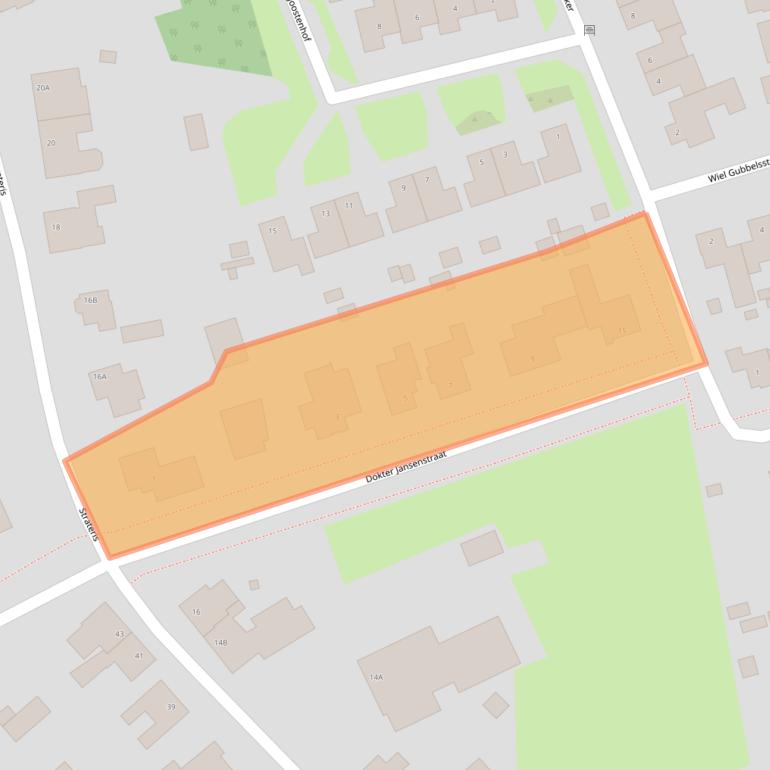 Kaart van postcodegebied 6031JL.