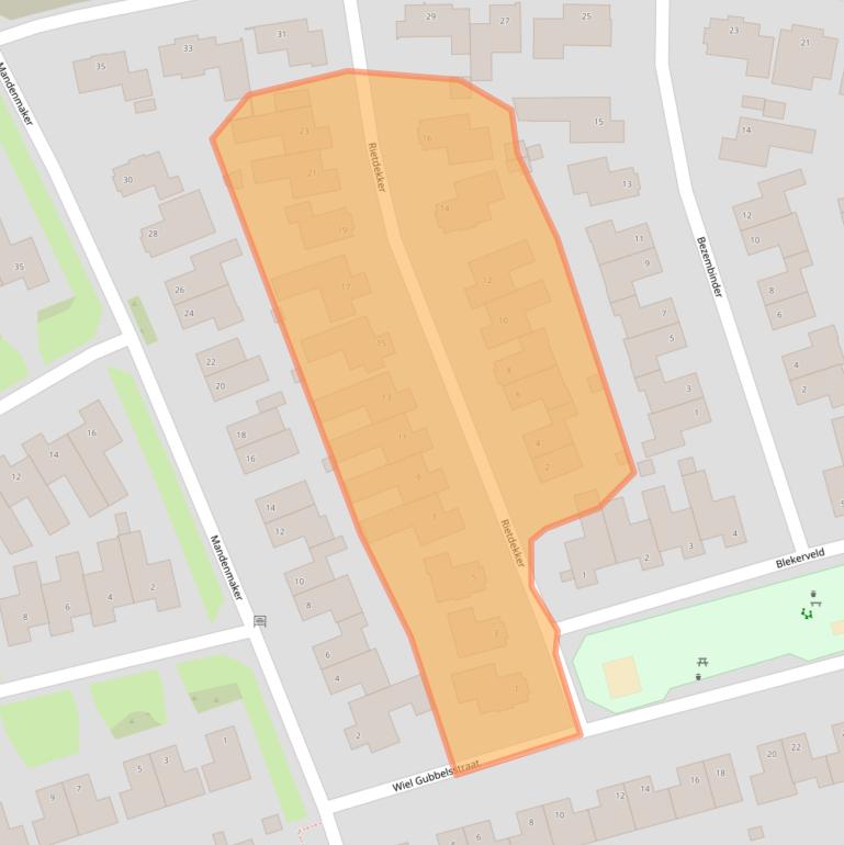 Kaart van postcodegebied 6031JR.