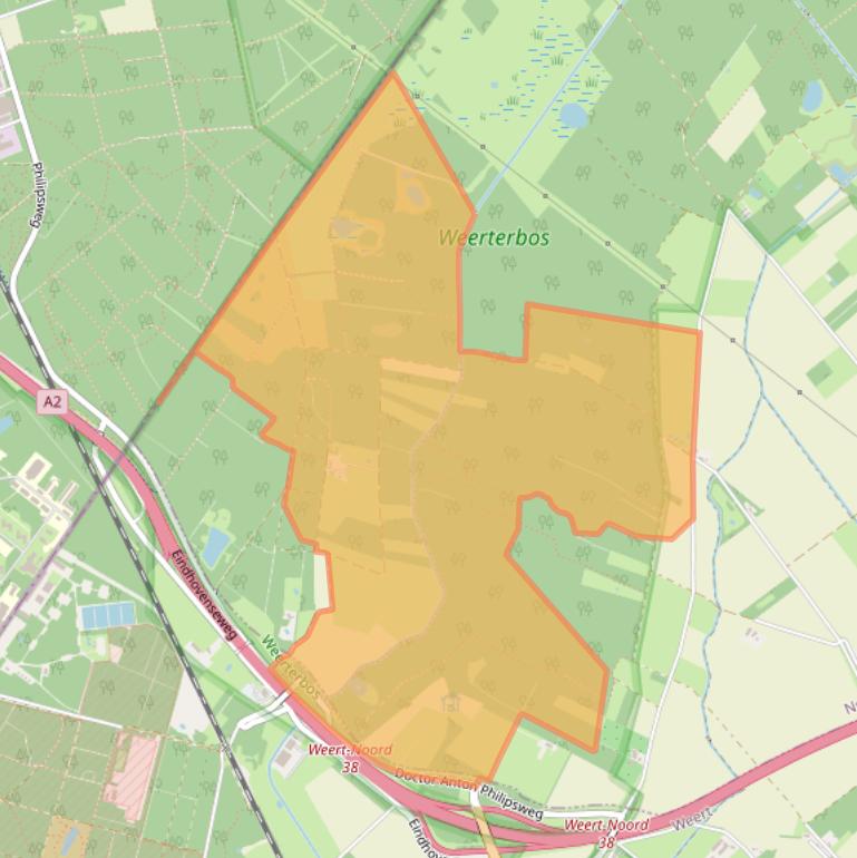 Kaart van postcodegebied 6031LG.