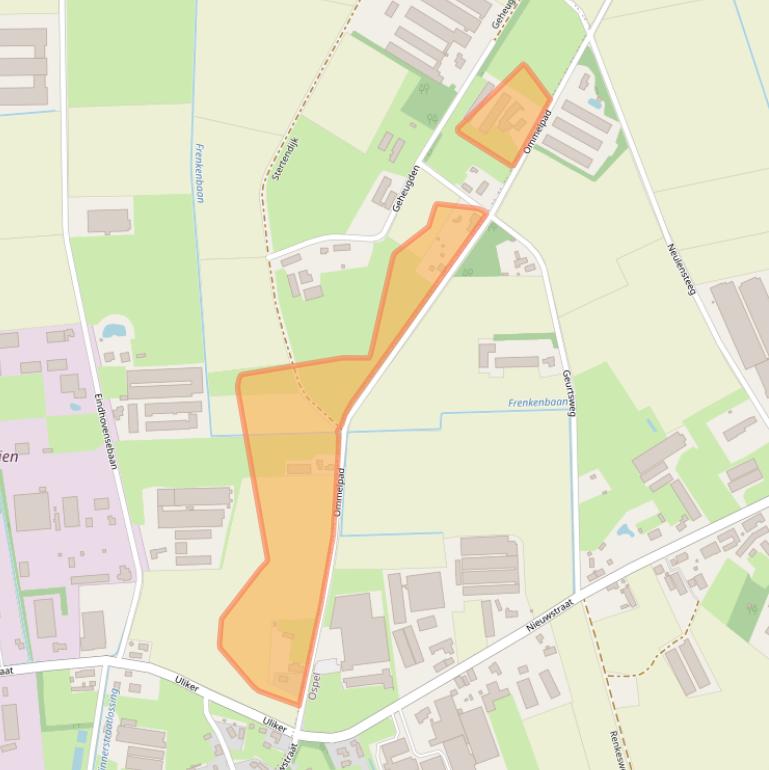 Kaart van postcodegebied 6031ND.