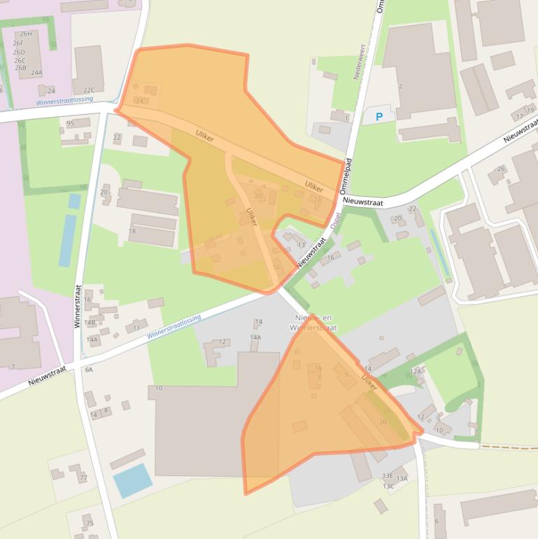 Kaart van postcodegebied 6031NH.