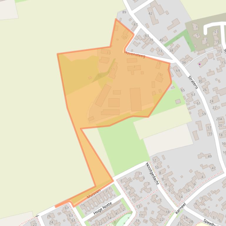 Kaart van postcodegebied 6031PE.