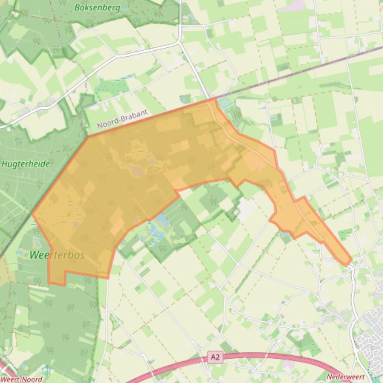Kaart van postcodegebied 6031PK.