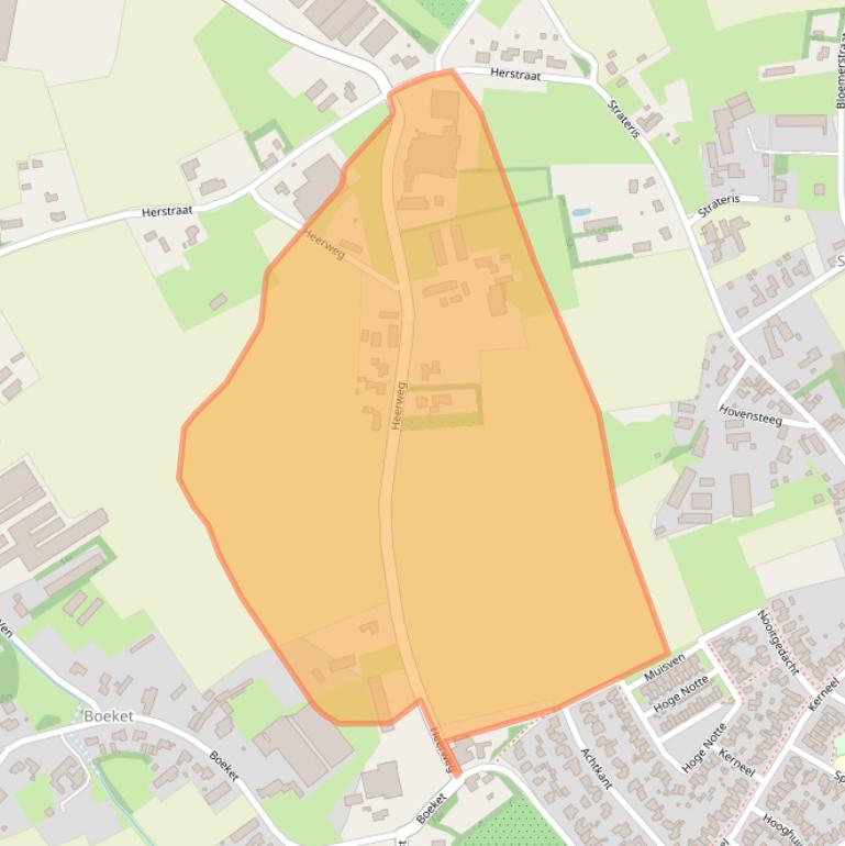 Kaart van postcodegebied 6031PN.