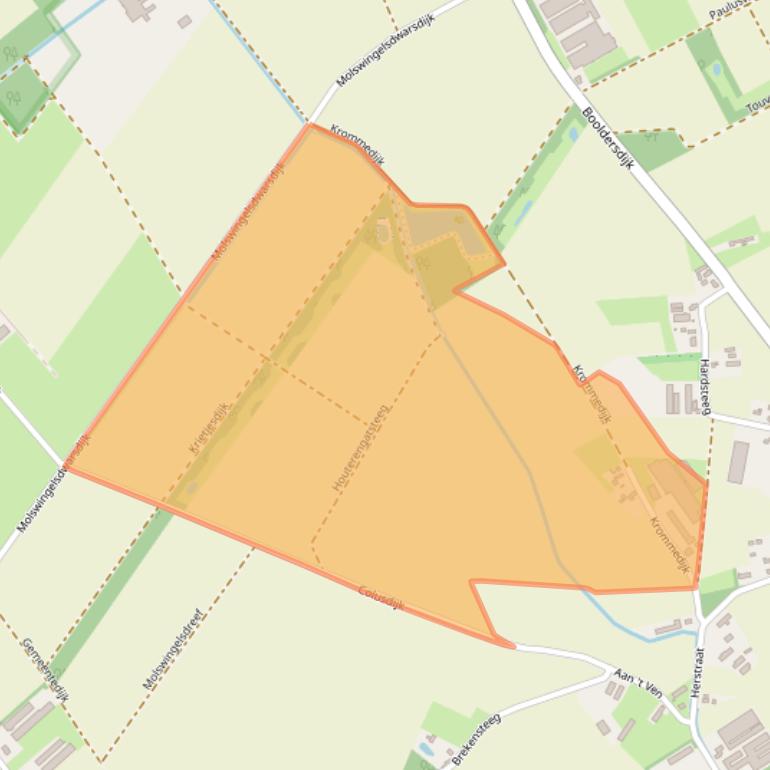 Kaart van postcodegebied 6031PP.