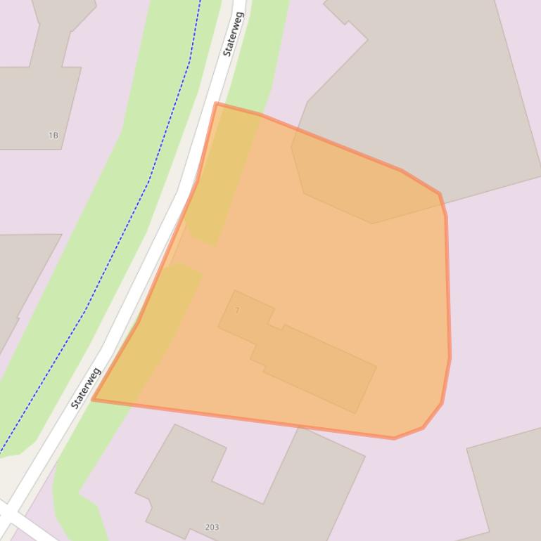 Kaart van postcodegebied 6031RJ.