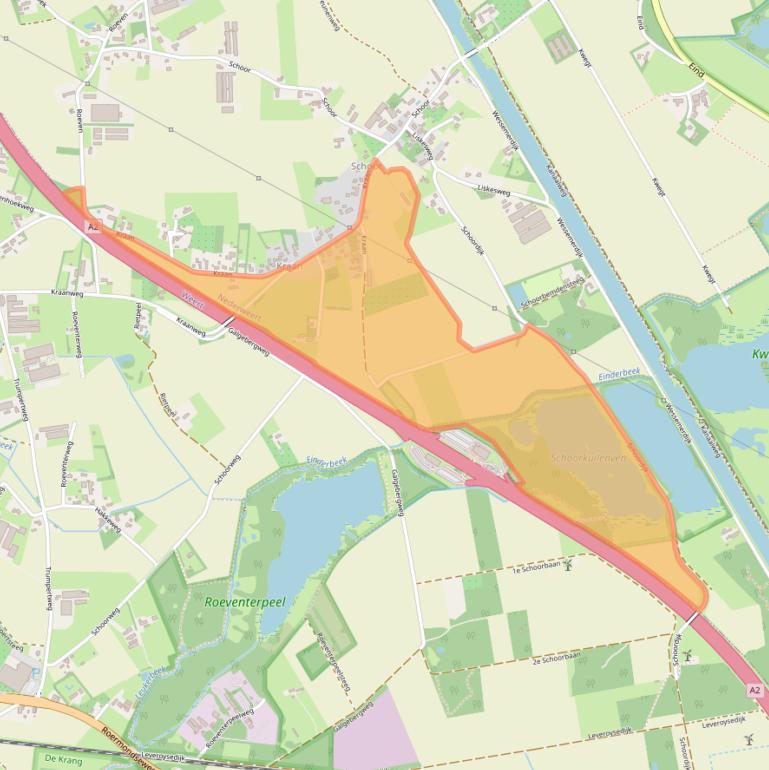 Kaart van postcodegebied 6031RW.