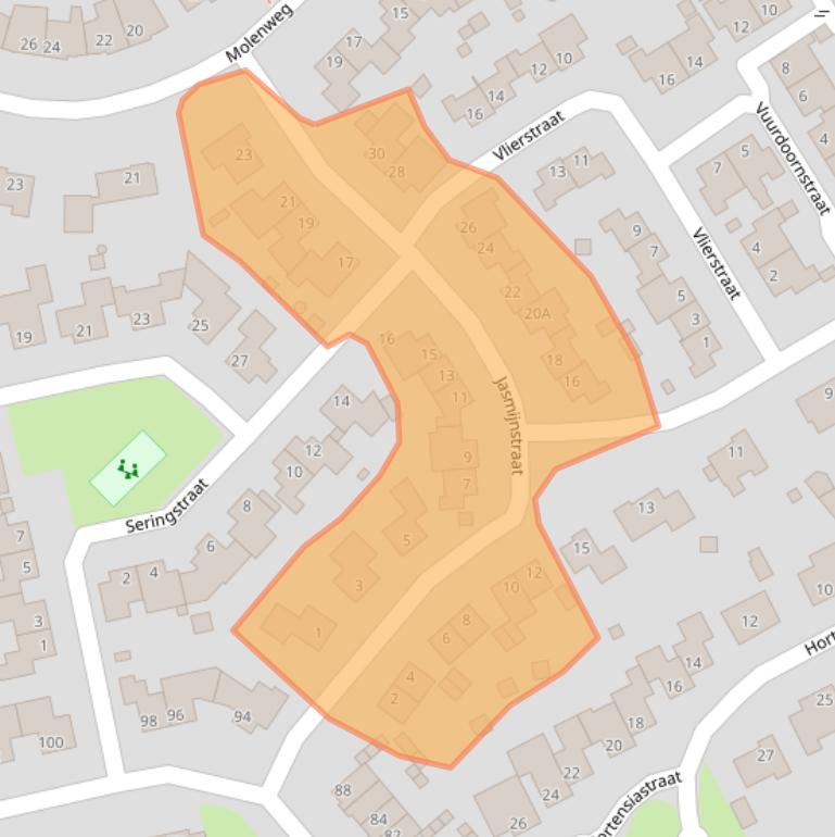 Kaart van postcodegebied 6031TC.