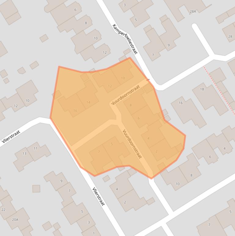 Kaart van postcodegebied 6031TE.