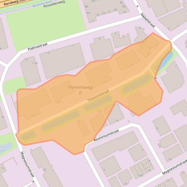 Kaart van postcodegebied 6031TV.