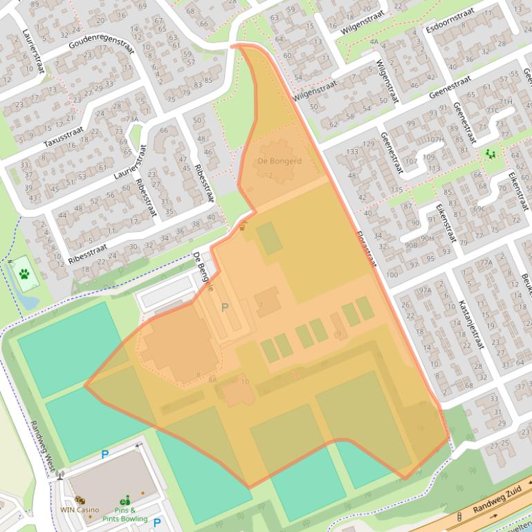 Kaart van postcodegebied 6031TZ.