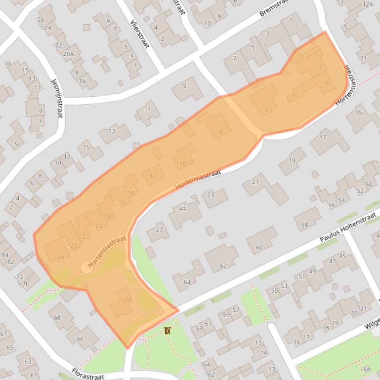 Kaart van postcodegebied 6031VC.