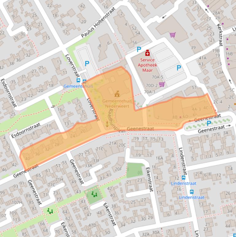 Kaart van postcodegebied 6031VR.
