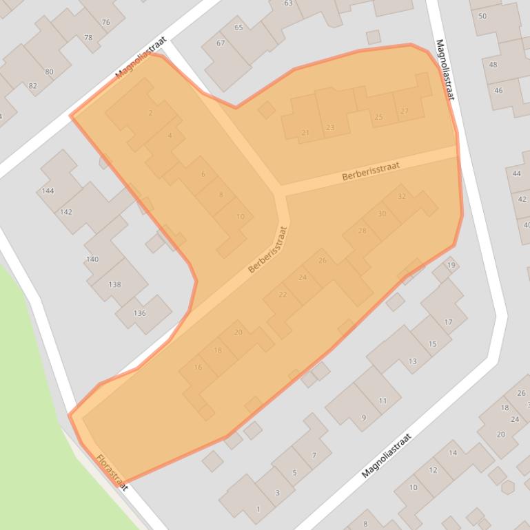 Kaart van postcodegebied 6031WC.