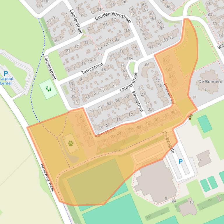 Kaart van postcodegebied 6031WJ.