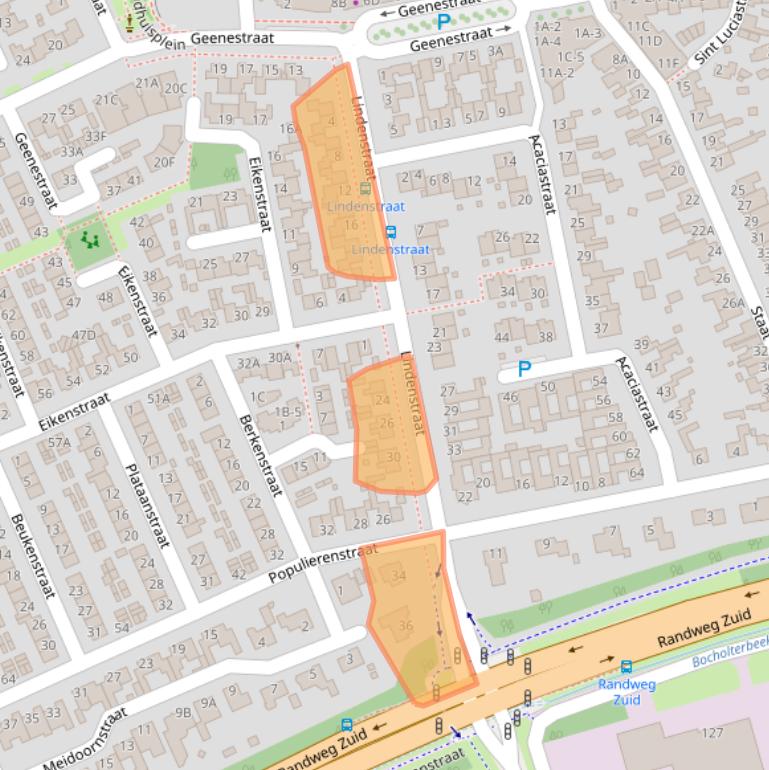 Kaart van postcodegebied 6031XV.