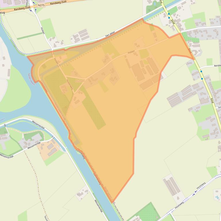 Kaart van postcodegebied 6034RA.