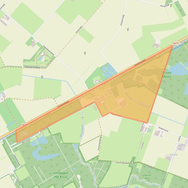 Kaart van postcodegebied 6034RG.