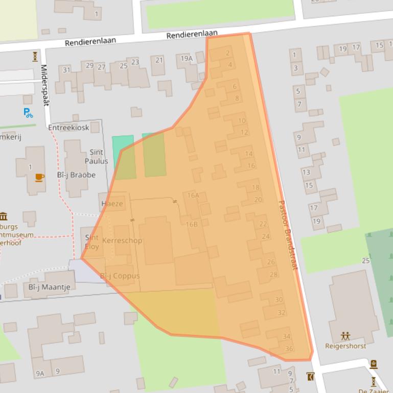Kaart van postcodegebied 6034RV.