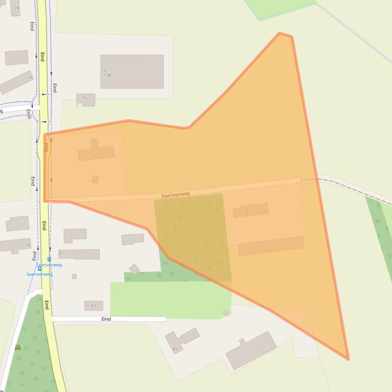 Kaart van postcodegebied 6034SR.