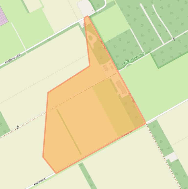 Kaart van postcodegebied 6034TB.