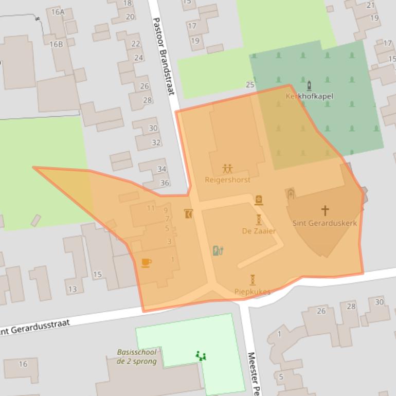 Kaart van postcodegebied 6034TE.