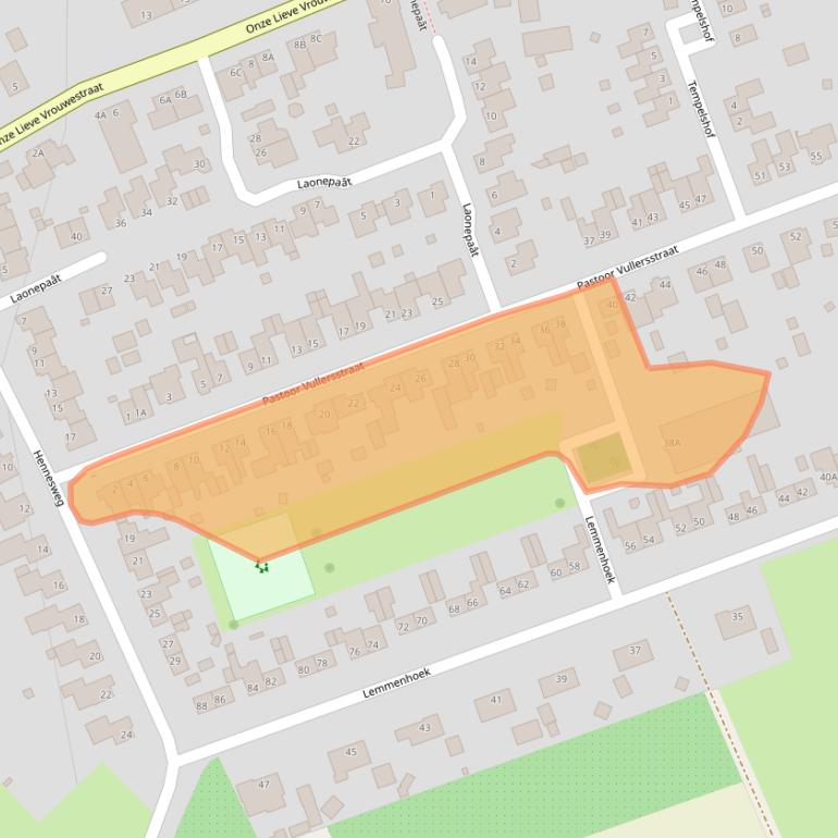 Kaart van postcodegebied 6035AG.