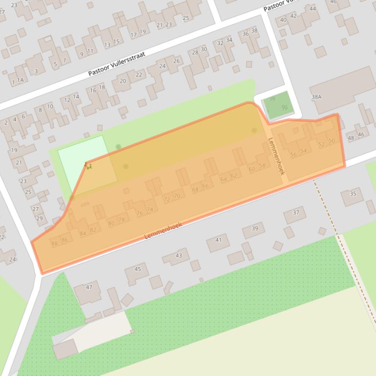Kaart van postcodegebied 6035AL.