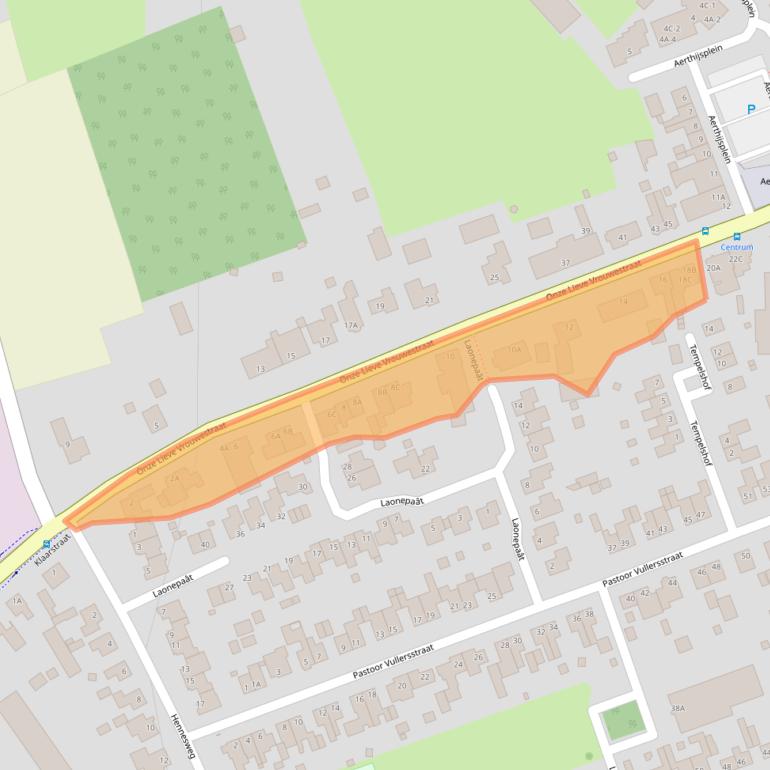 Kaart van postcodegebied 6035AP.