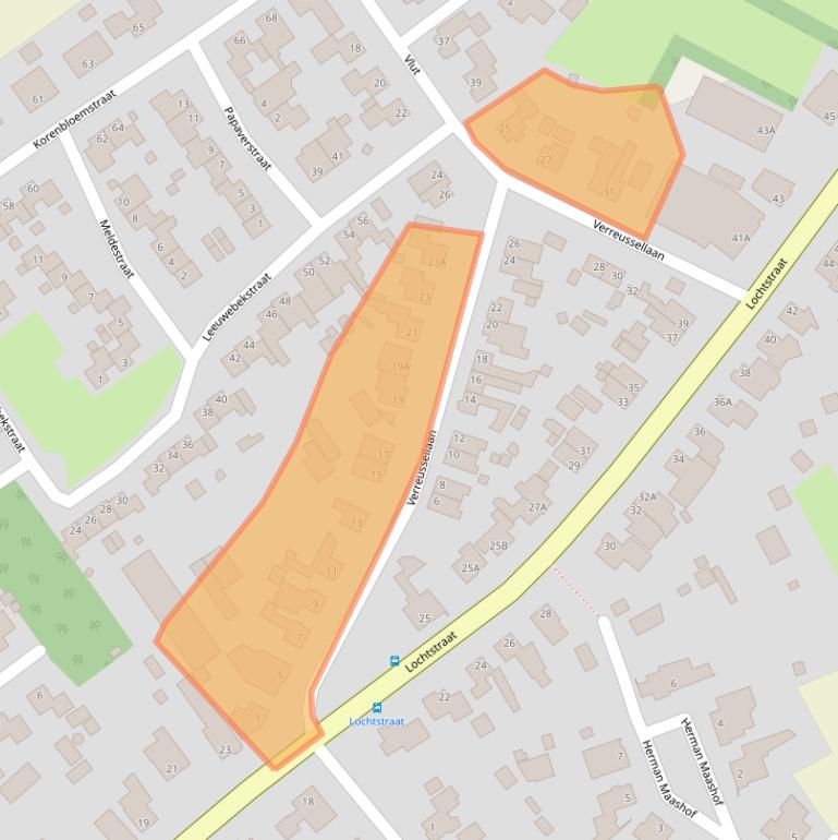 Kaart van postcodegebied 6035BP.