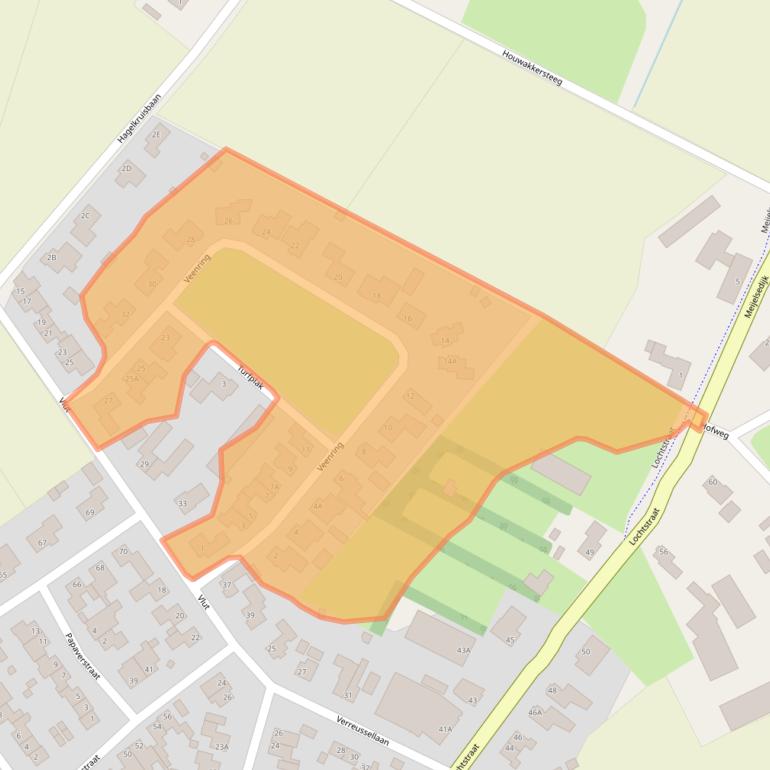 Kaart van postcodegebied 6035CN.