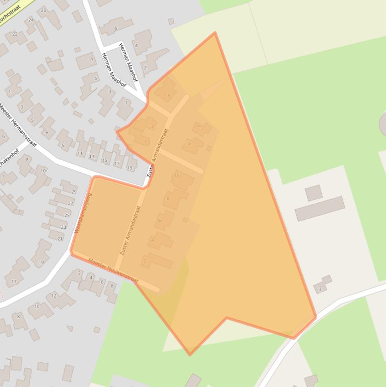 Kaart van postcodegebied 6035CV.