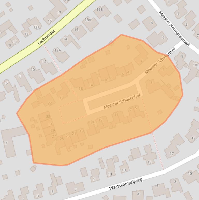 Kaart van postcodegebied 6035CW.