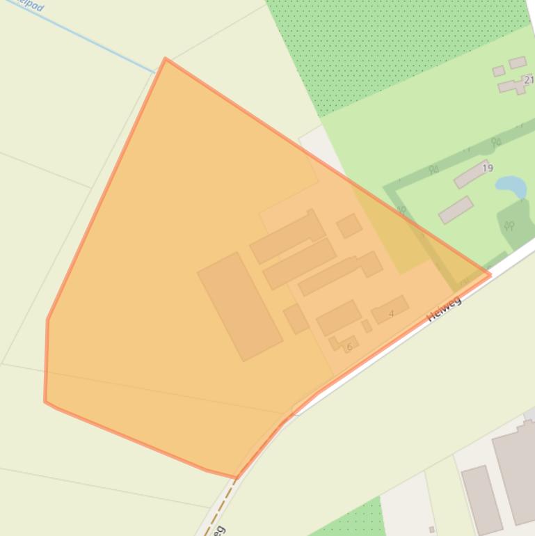 Kaart van postcodegebied 6035NZ.