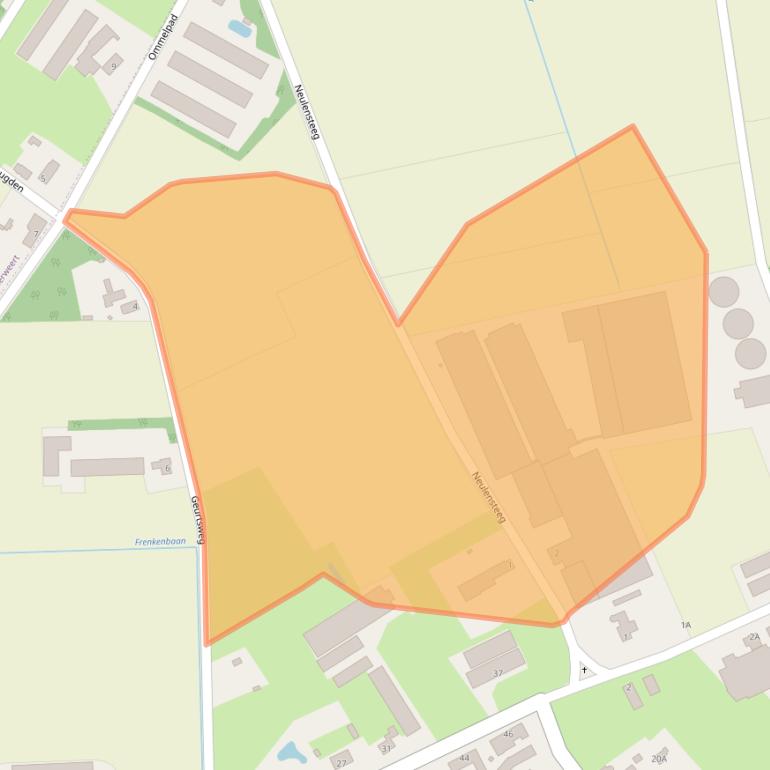 Kaart van postcodegebied 6035PG.