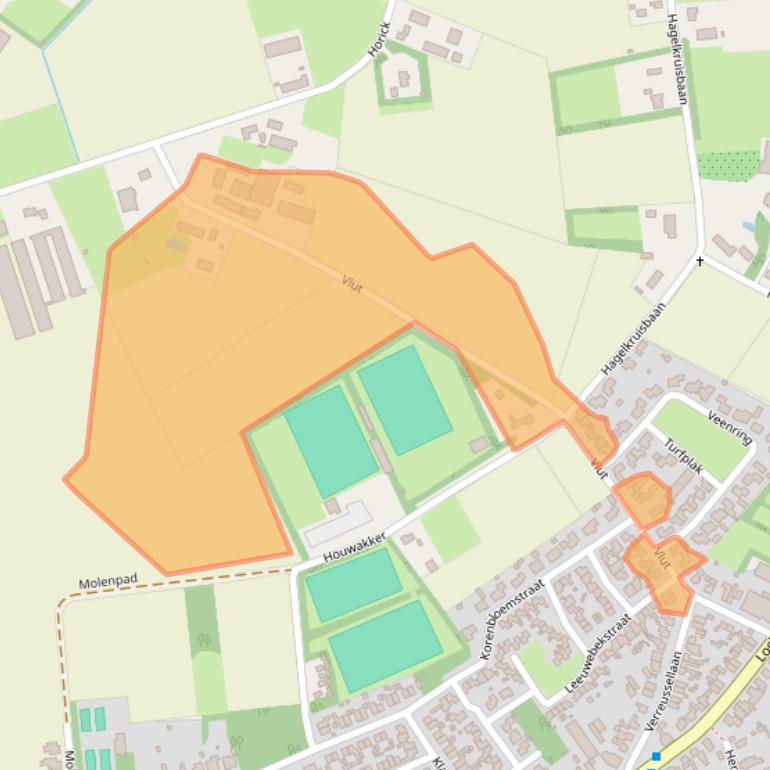 Kaart van postcodegebied 6035PJ.