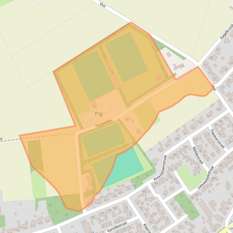 Kaart van postcodegebied 6035PK.