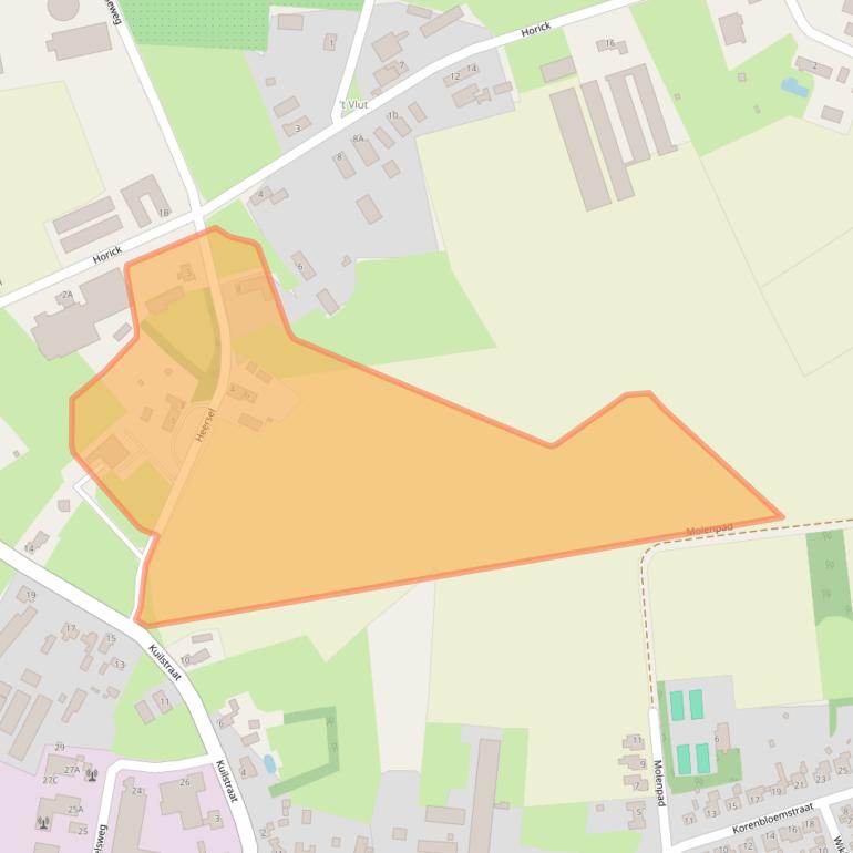 Kaart van postcodegebied 6035PL.