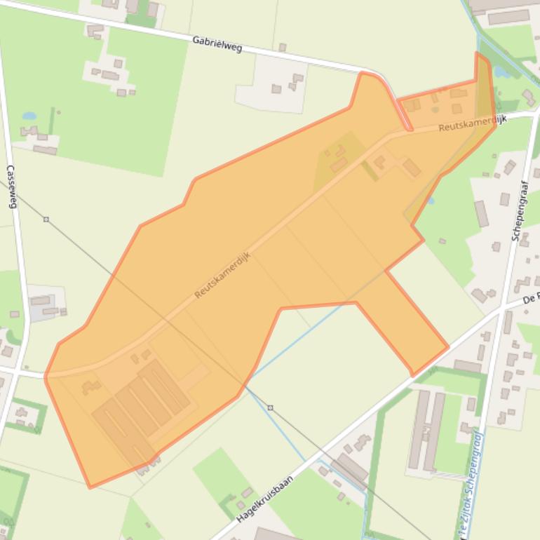 Kaart van postcodegebied 6035PS.