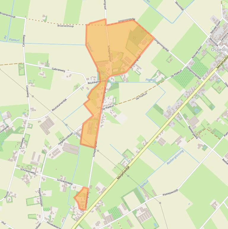Kaart van postcodegebied 6035PT.