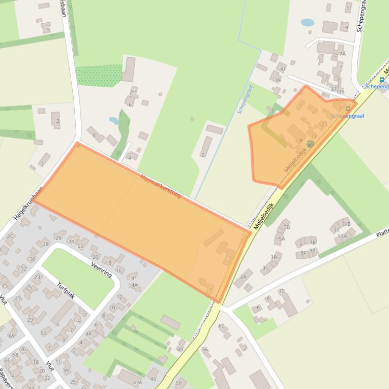 Kaart van postcodegebied 6035RG.