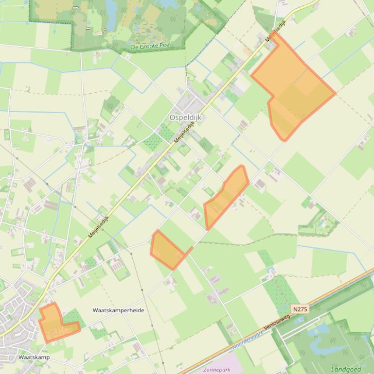 Kaart van postcodegebied 6035RS.