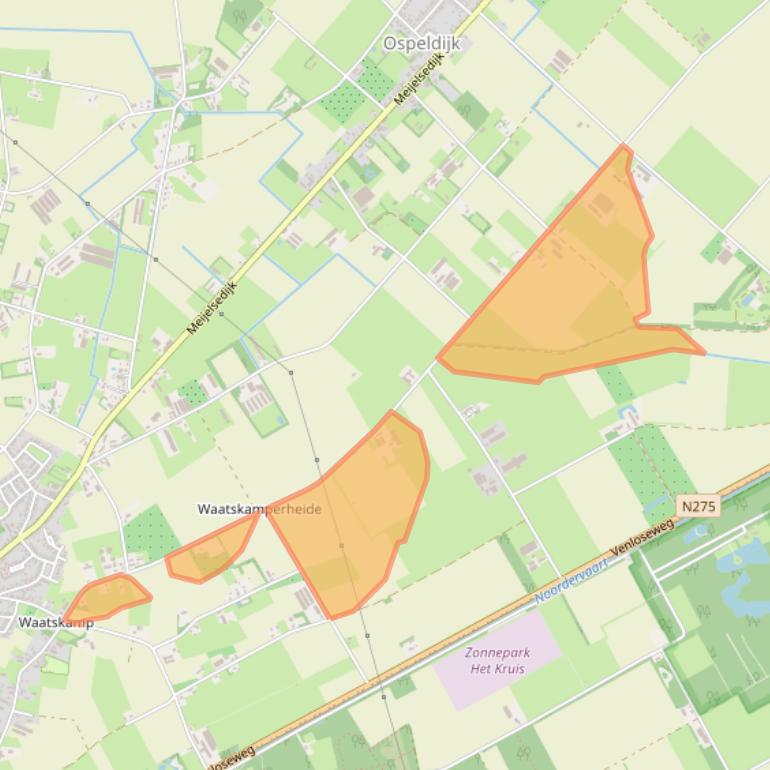 Kaart van postcodegebied 6035RT.