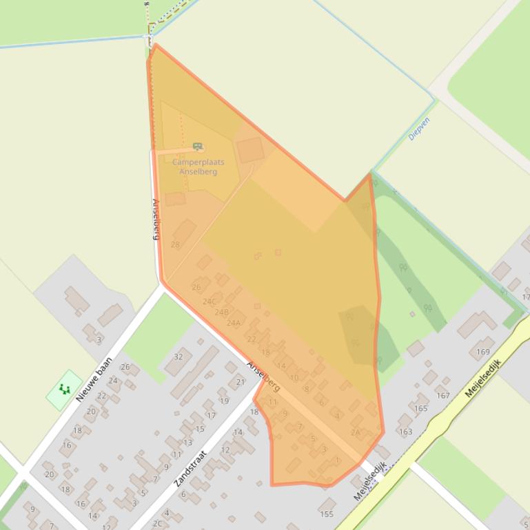 Kaart van postcodegebied 6035RV.